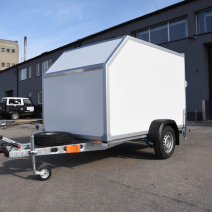 Bruten front till skåpsläp 280