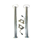 Støtteben til tilhenger, komplett sett, 2 stk (ikke montering)