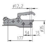 Kulekobling AL-KO 1600 kg AK 161 Proffs tilhenger - Bilde 4