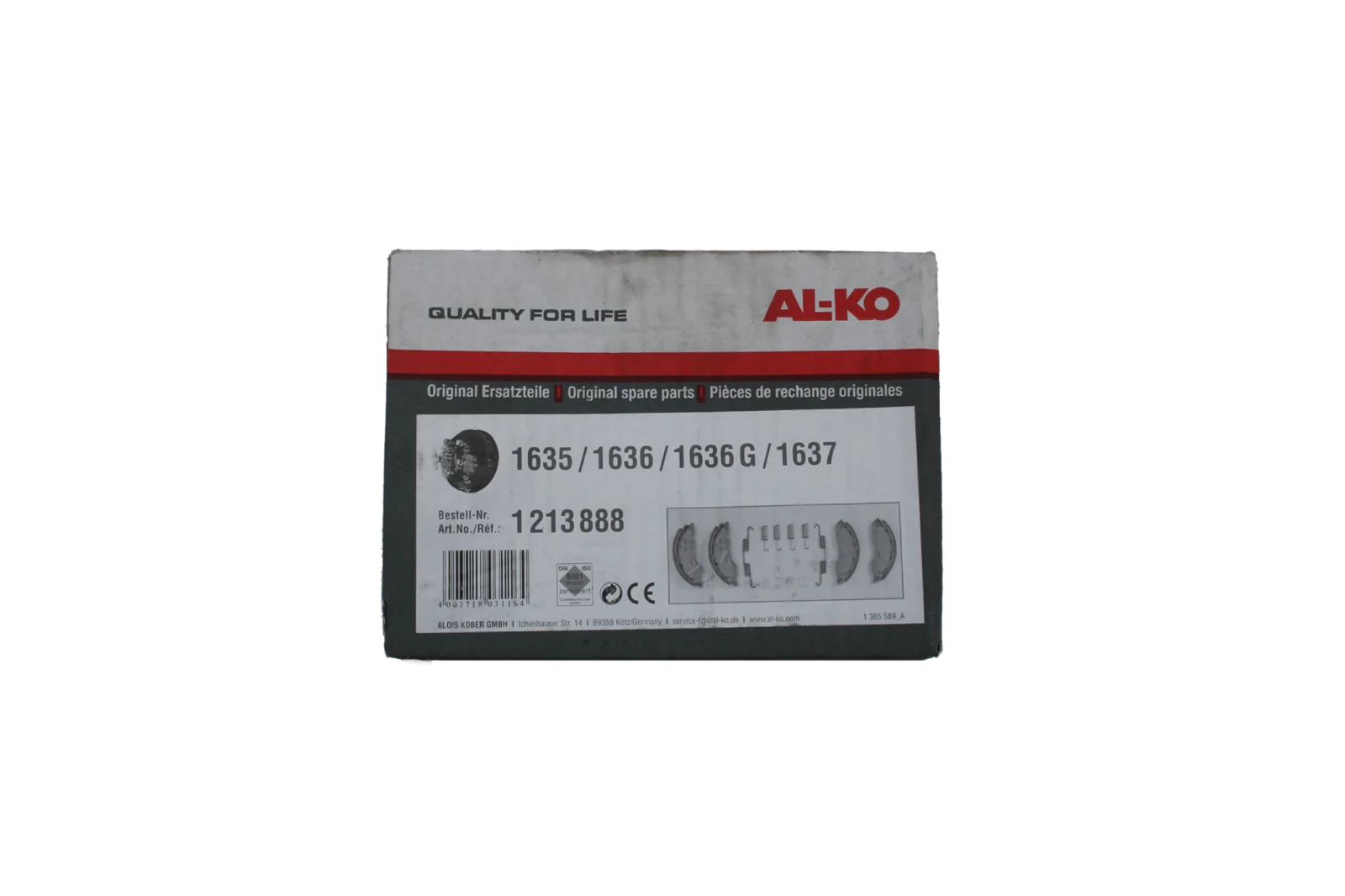 Bromsbackar-750kg Bremseklosser 750 kg AL-KO - Bilde 1