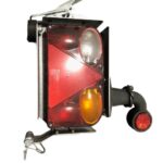 Komplett høyre baklampe sett til biltransporter tilhenger