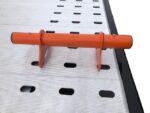 Orange Hjulstopp til biltransporter med aluminiumpaneler - Bilde 15