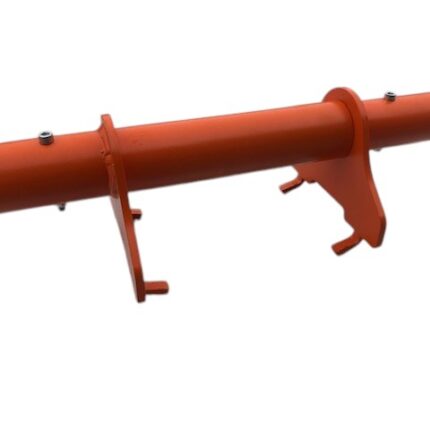 Orange Hjulstopp til biltransporter med aluminiumpaneler