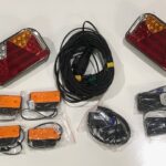 Komplett belysningssats med lamper og kabling, 6,7m LED