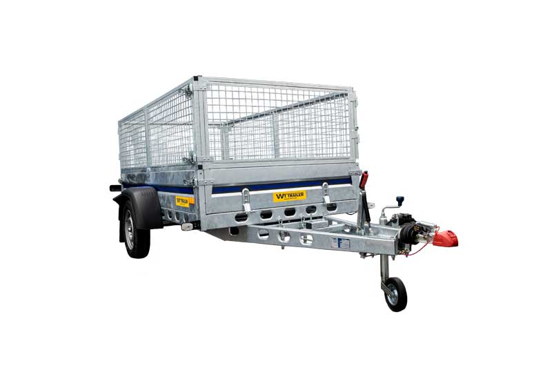 1-a-21-1.jpg Proffs 252 Bremset tilhenger totalvekt 750/1000/1200 eller 1300 kg Tilhengeren har en 1300 kg aksel uten gitterporter - Bilde 1