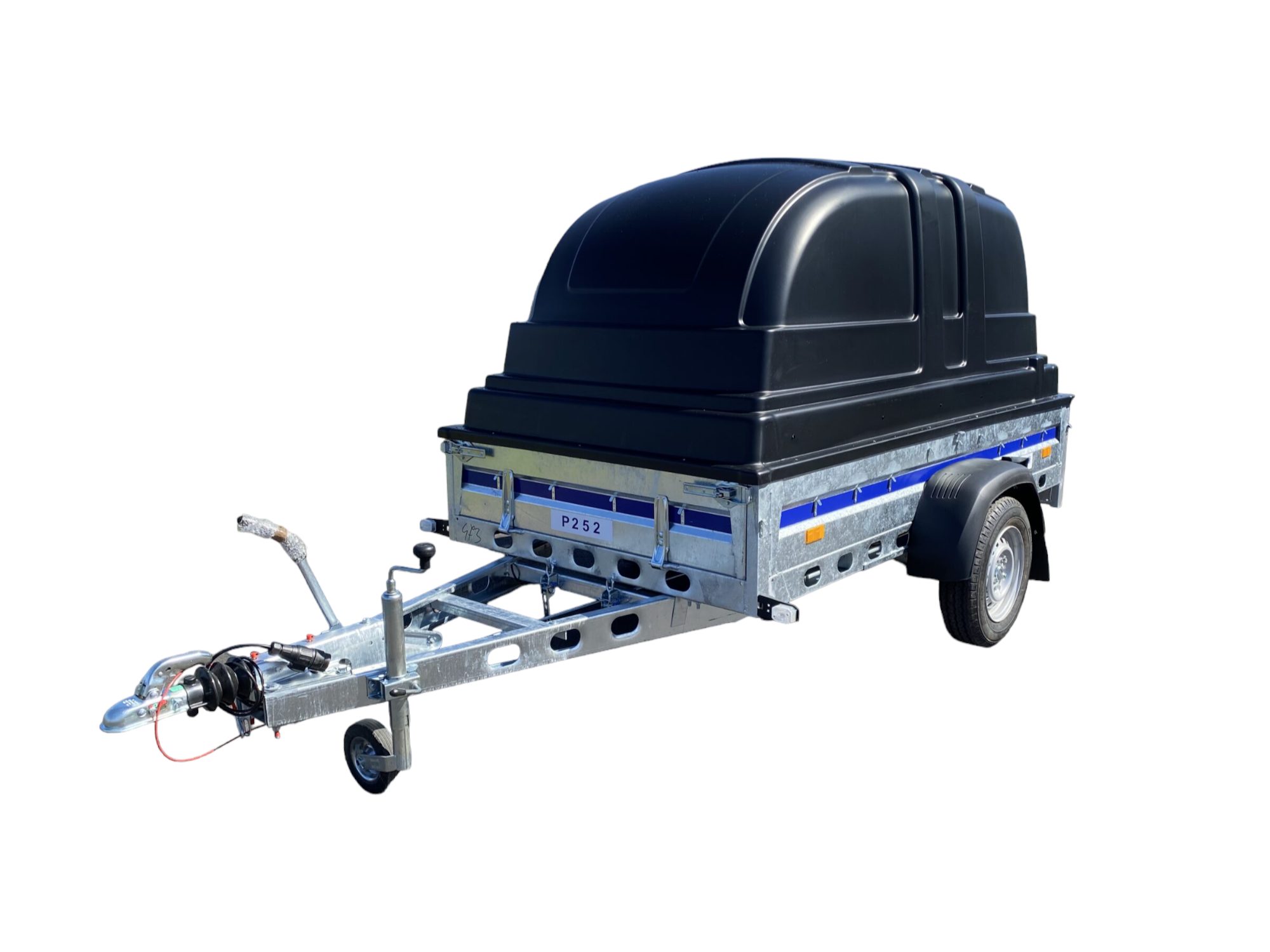 2-PhotoRoom.jpg Kåpetilhenger P252 ubremset med 1300 kg aksel - Bilde 1