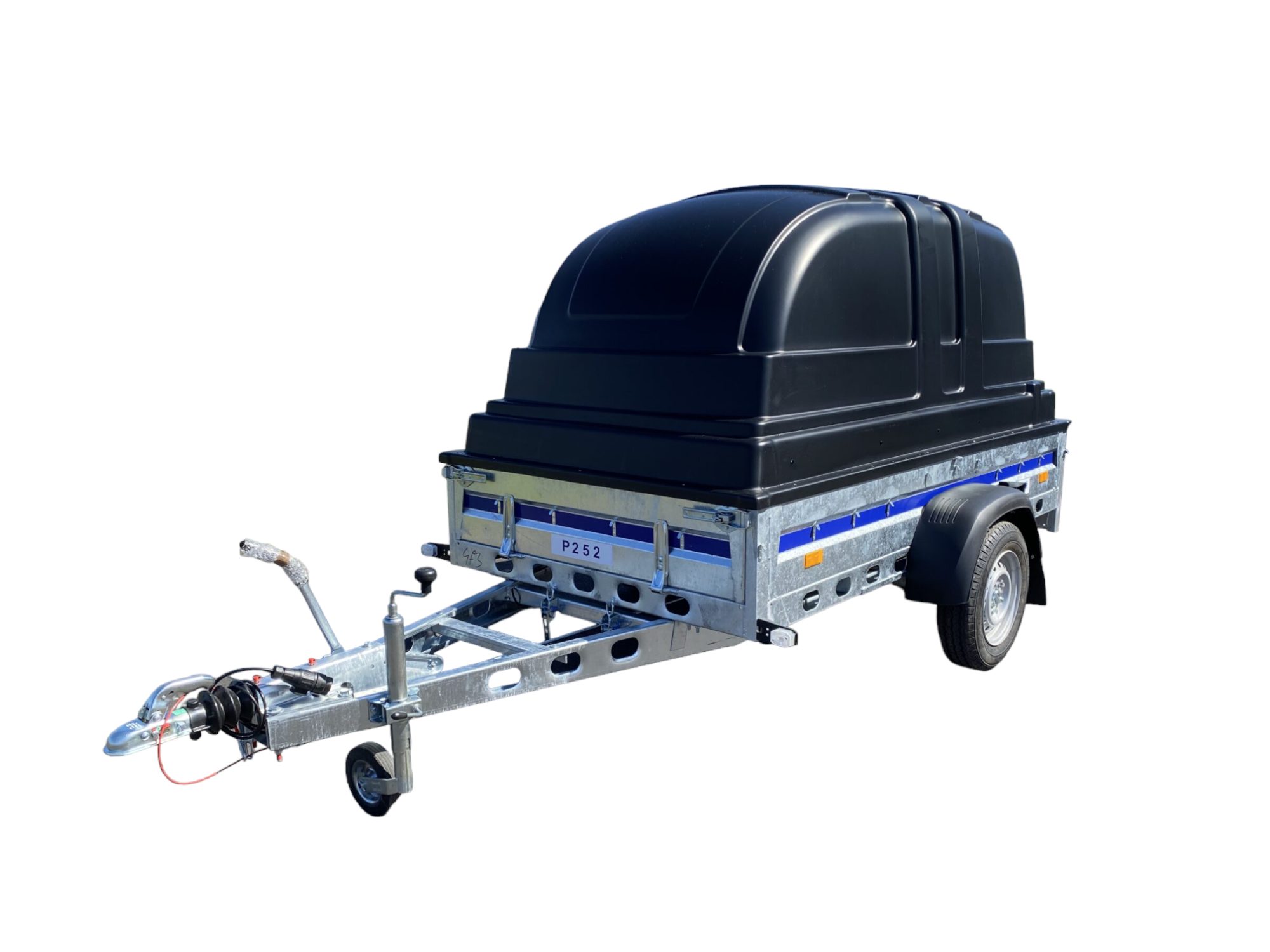 Kapslap-P252-bromsat-750-1200kg-PhotoRoom-1.jpg Kåpetilhenger P252 bremset 750/1000/1200/1300kg - Bilde 1