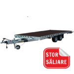 Multitilhenger 2700 kg 4,1 m med halkfritt Plywoodgolv / Aluminiumgolv